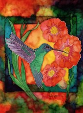 Hummingbird in Jewel Tones